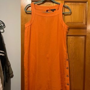 Fun Bright Linen Summer Dress. Size small